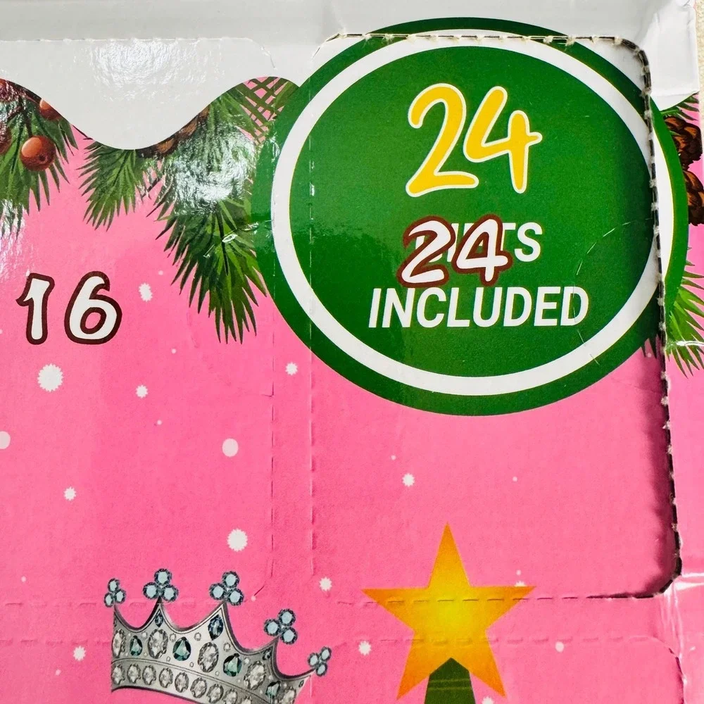 Hello Kitty Advent Calendar  24pc 12in NIP Sanrio Holiday Set Small Dent‎ Box
